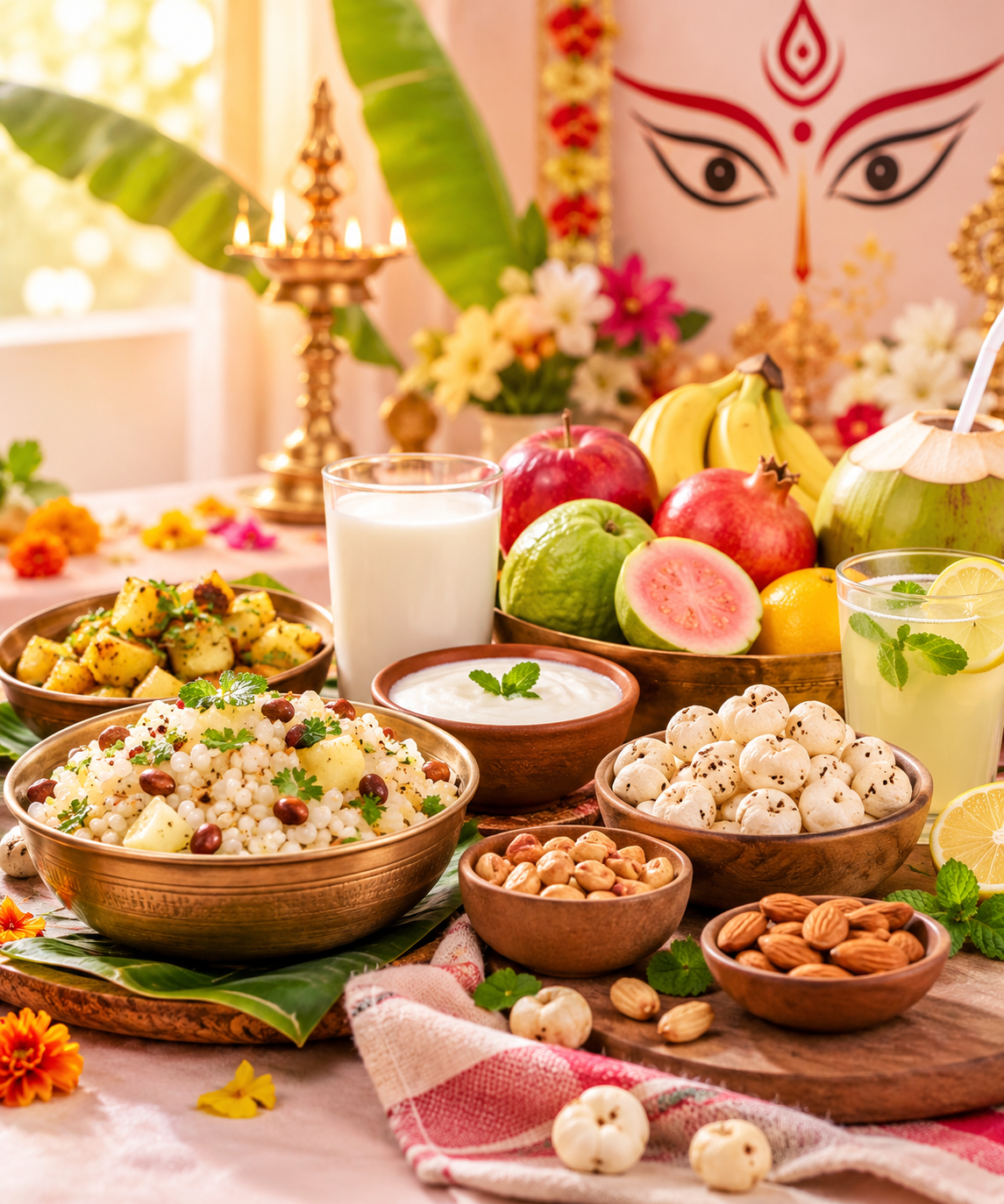 नवरात्रि व्रत में संतुलित पौष्टिक भोजन