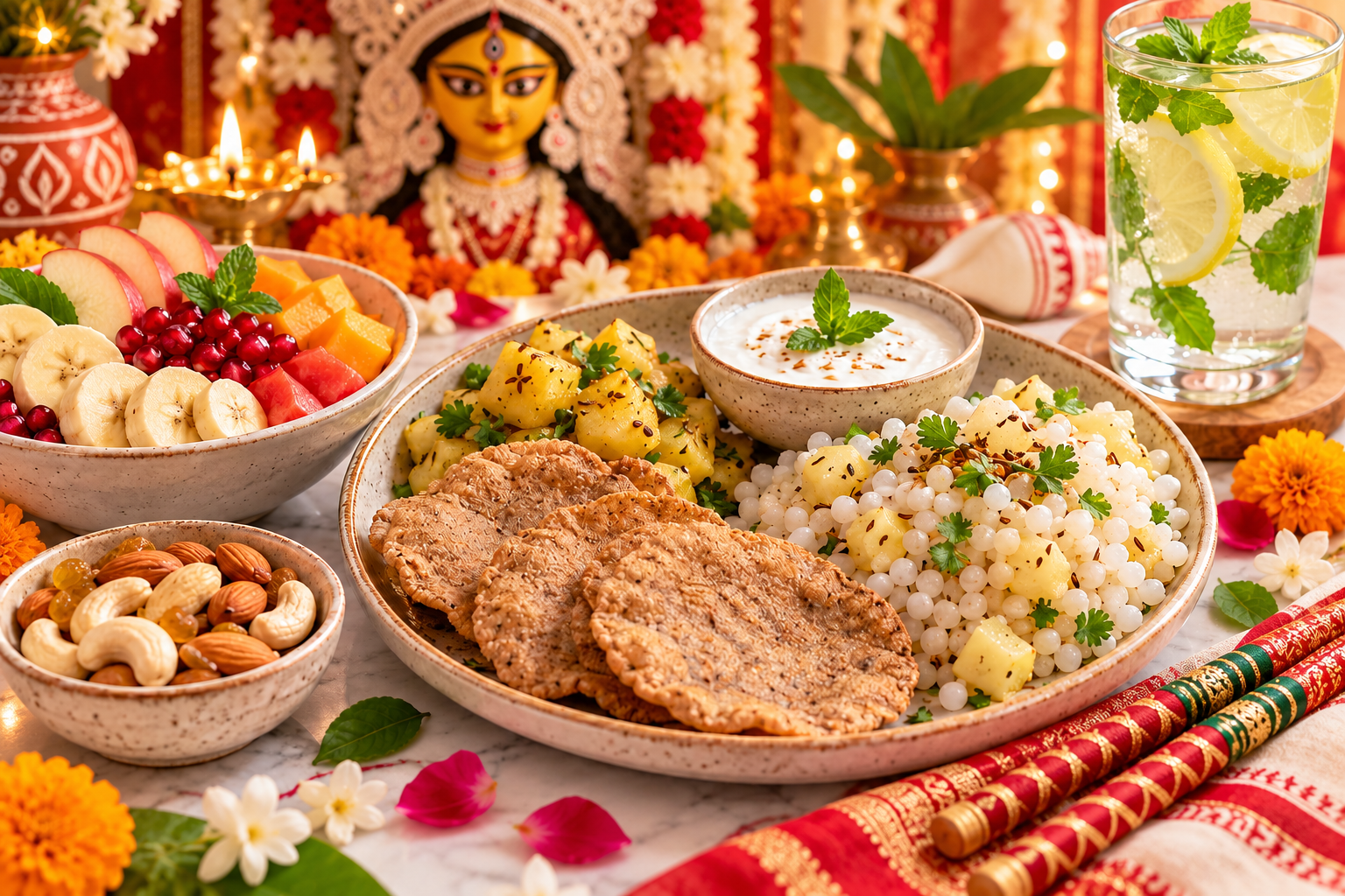fasting diet plan healthy meal by SwasthaRaho