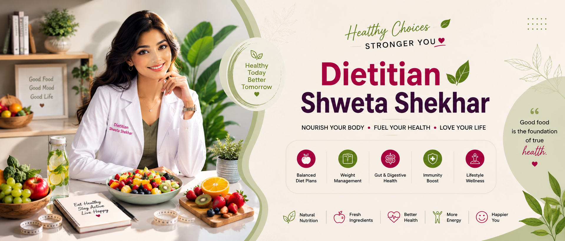 Healthy Lifestyle Banner